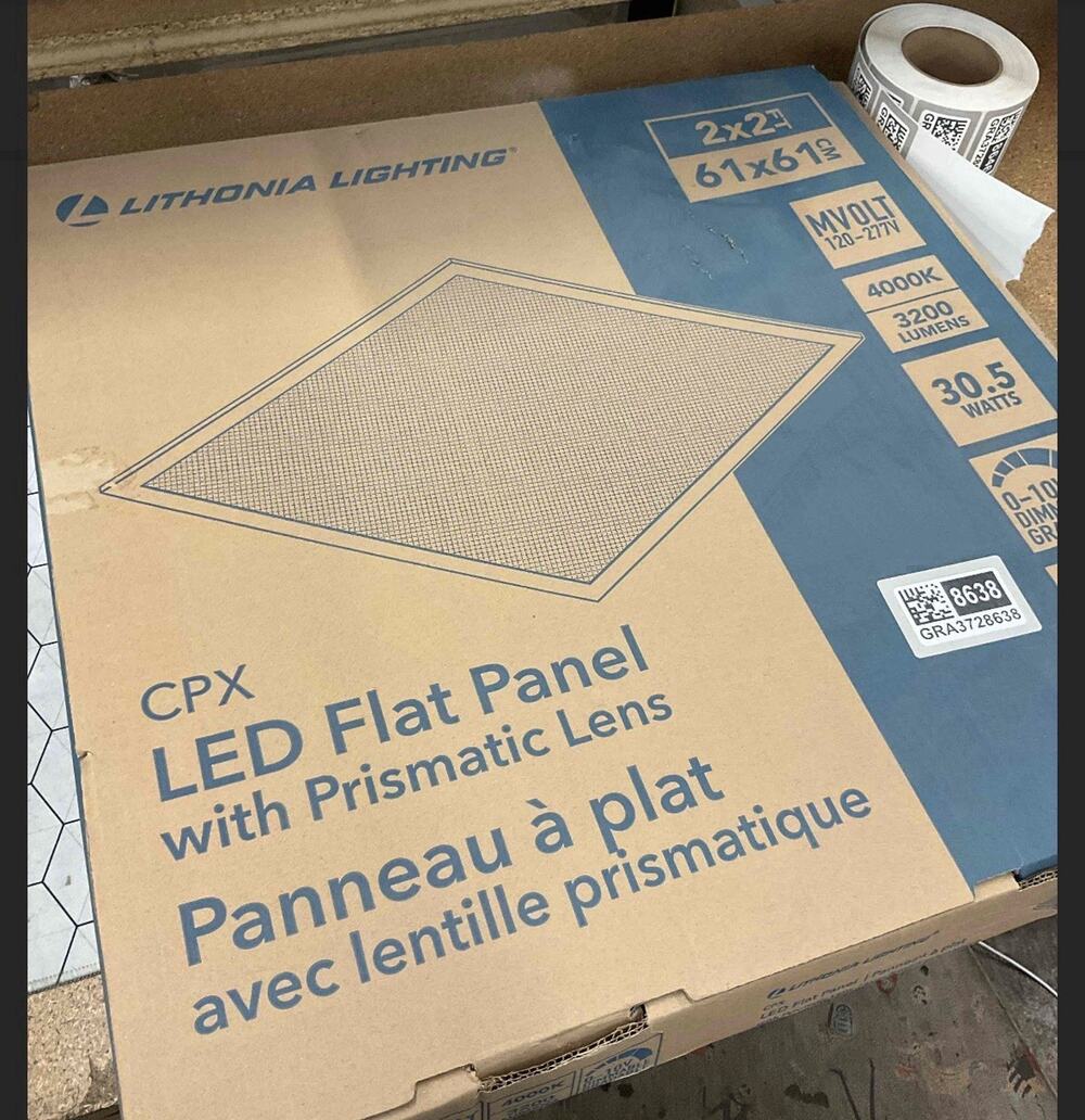 Lithonia Lighting Contractor Select CPX A12 Lens 2 ft. x 2 ft. 3200 Lumens 2Pack